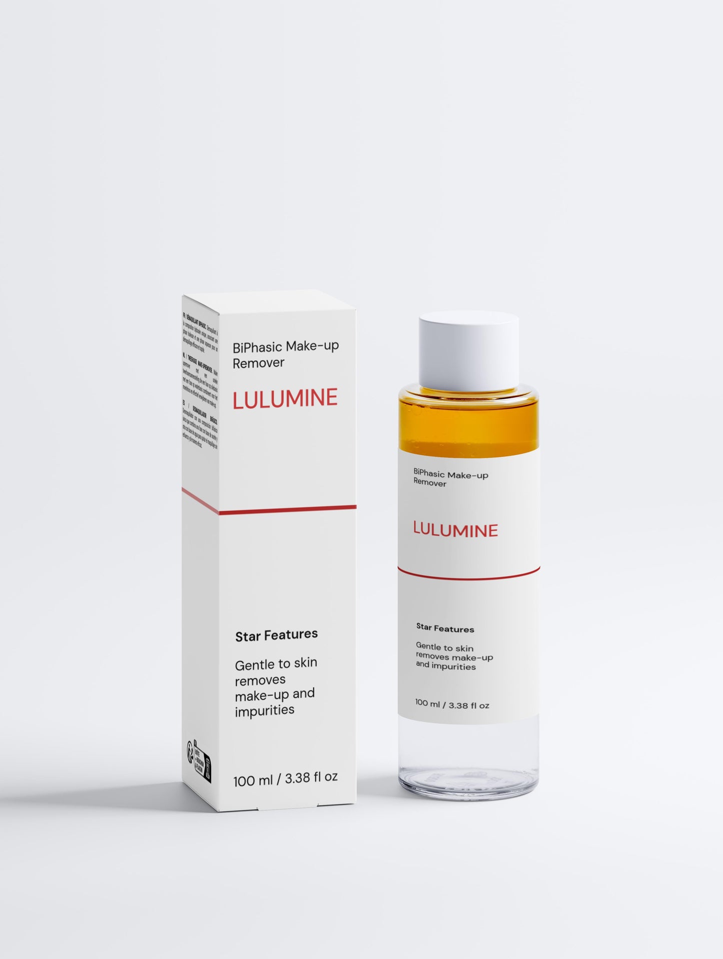 Lulumine BiPhasic Make-up Remover, Fragrance Free