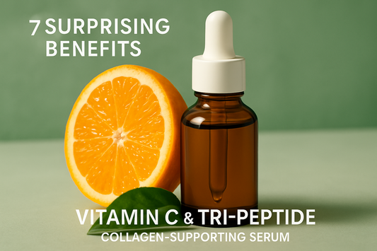 7 Surprising Benefits of Vitamin C &amp; Tri-Peptide Collagen-Supporting Serums for Sensitive, Eco-Conscious Skin