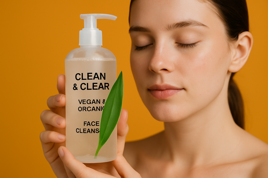 How to Choose a Clean and Clear Face Cleanser: A Vegan &amp; Organic Guide for Sensitive Skin
