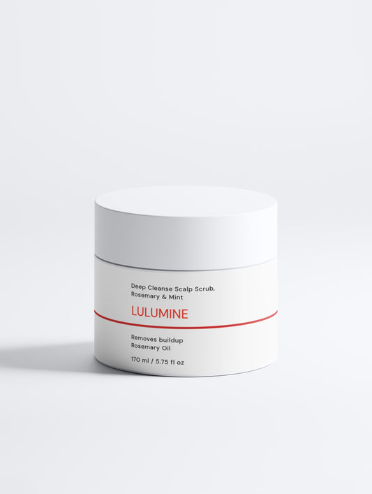 Lulumine Deep Cleanse Scalp Scrub – Rosemary & Mint