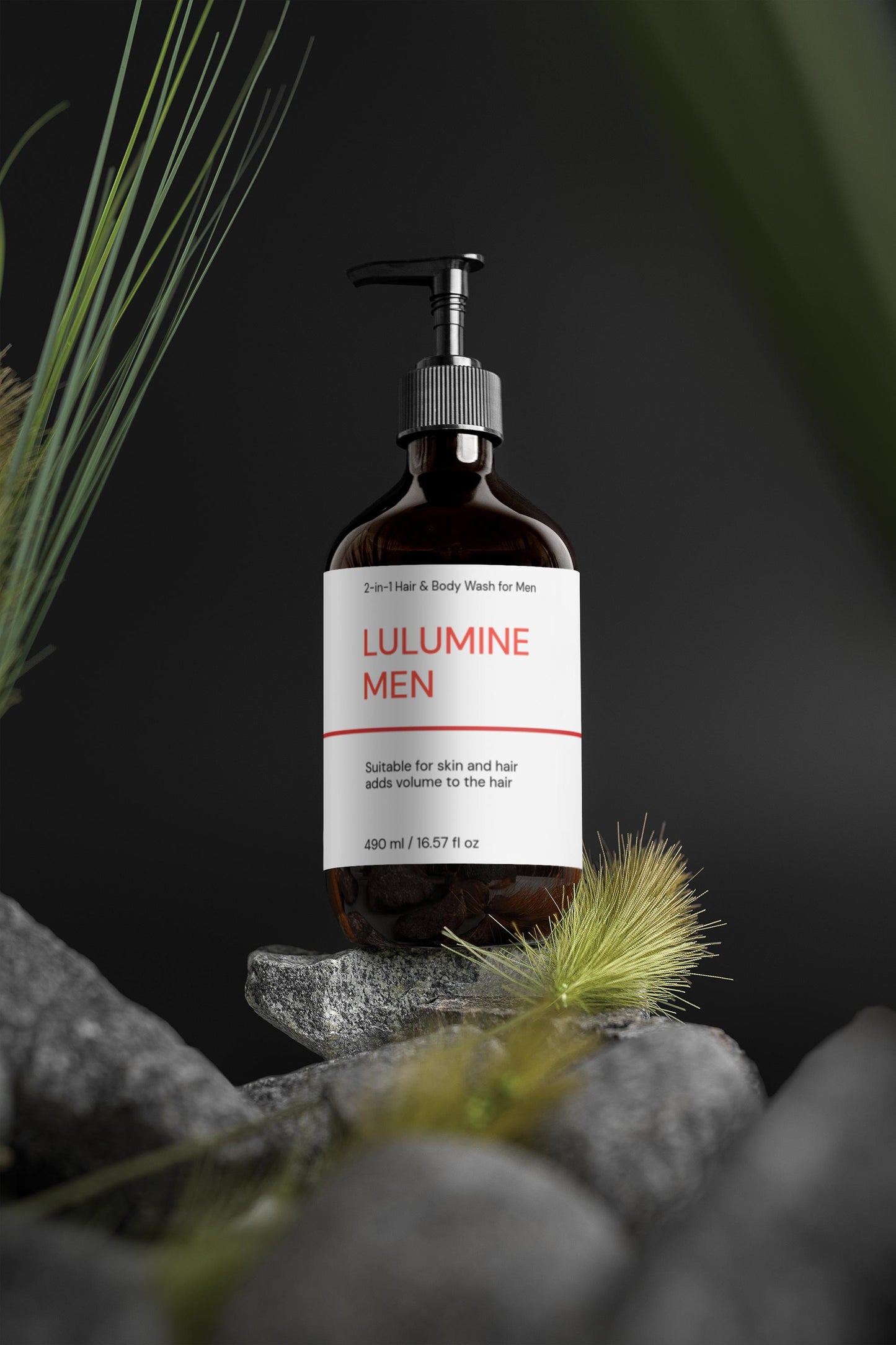 Lulumine Men 2-in-1 Hair & Body Wash