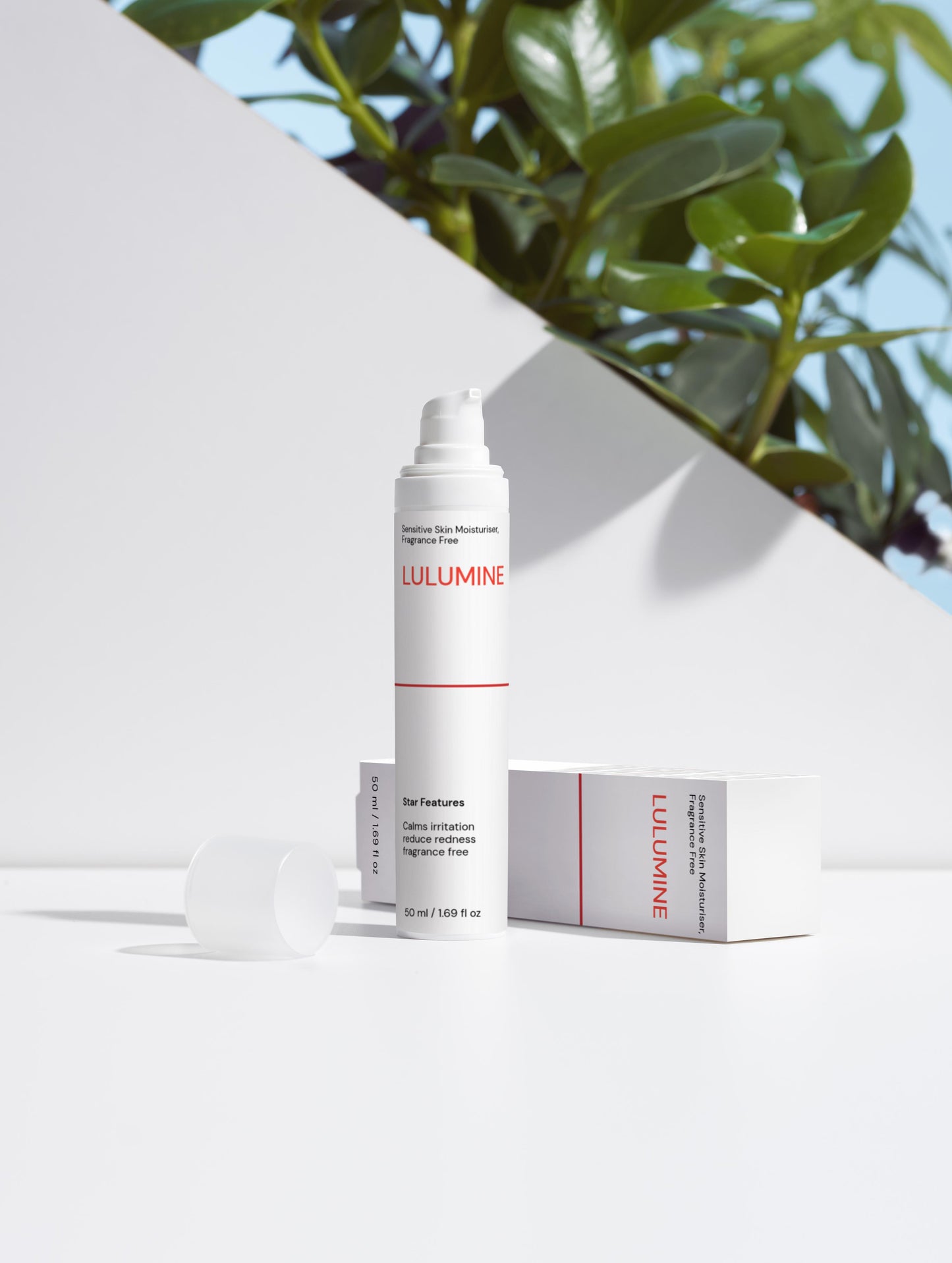 Lulumine Sensitive Skin Moisturiser, Fragrance Free