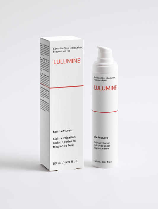Lulumine Sensitive Skin Moisturiser, Fragrance Free